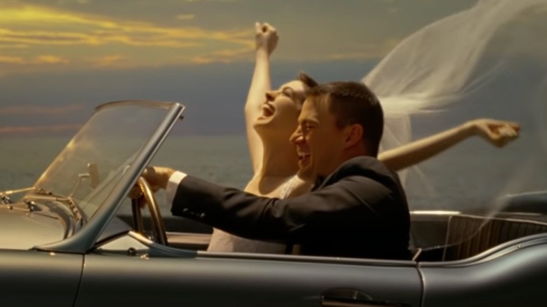 Anne Hathaway Channing Tatum driving