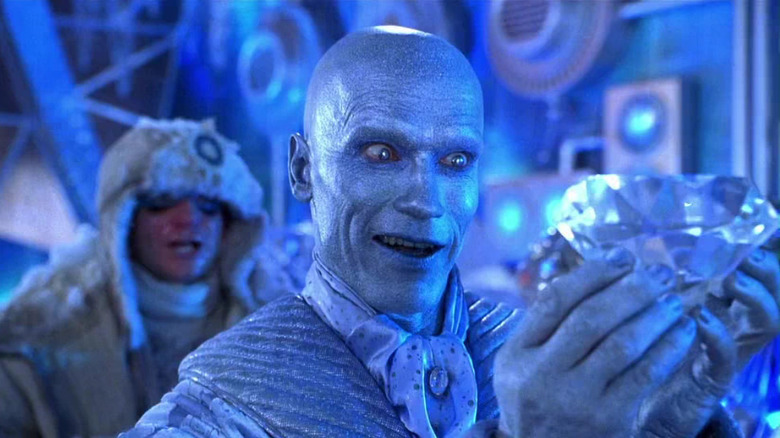 Mr. Freeze holds a giant diamond