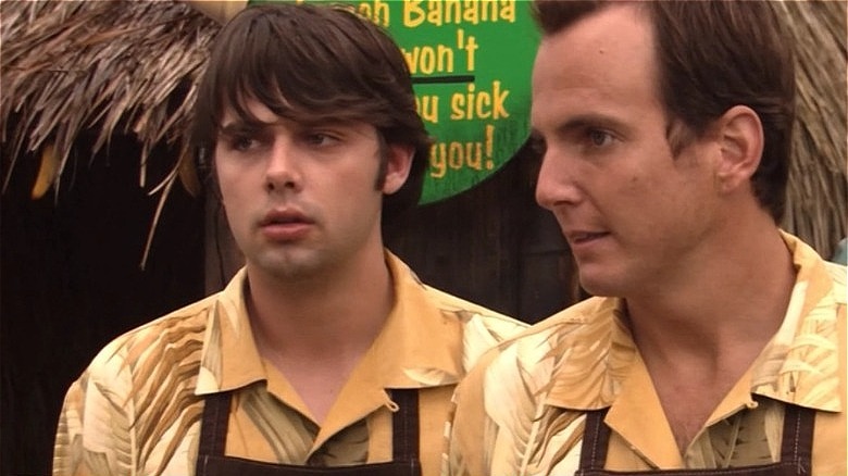 Gob and Steve Holt run a banana stand