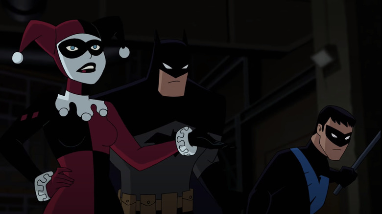 Harley teams-up with Batman and Nightwing