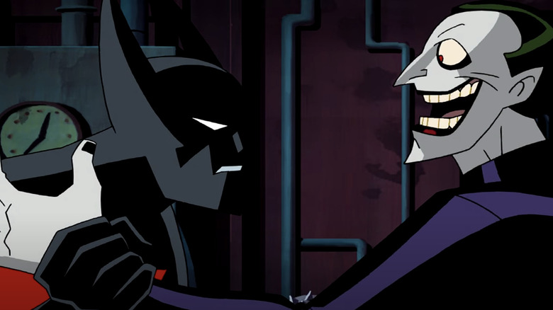 Batman Beyond battles the Joker