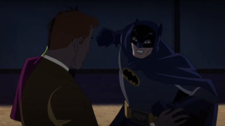 Batman fights Two-Face