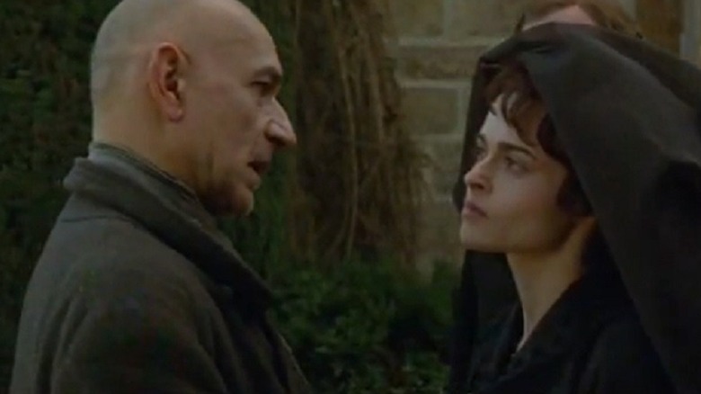 Ben Kinglsey talking to Helena Bonham Carter