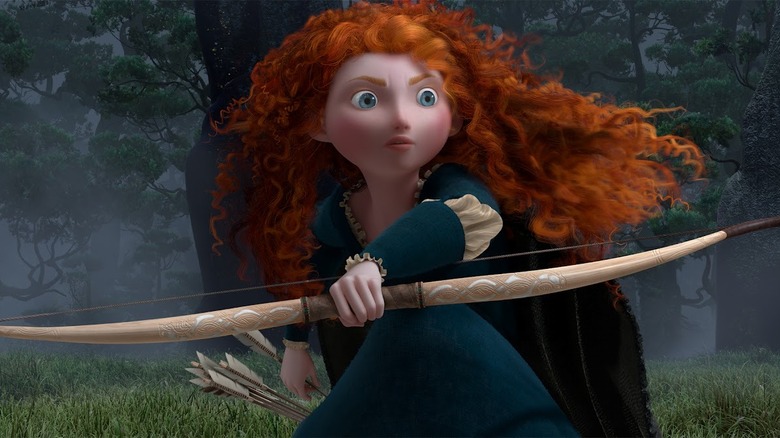 Merida prepares to shoot