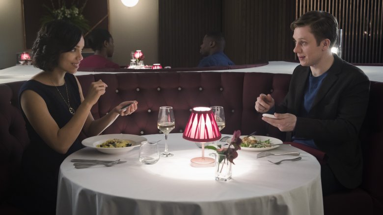 couple on date in Black Mirror