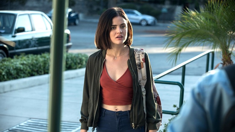 Lucy Hale confused