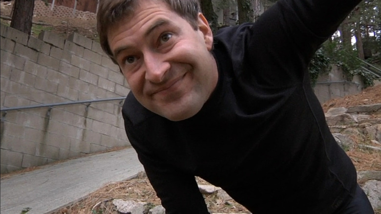 Mark Duplass adjusting a camera