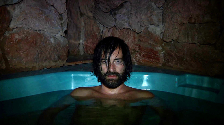 Mark Duplass chilling in a tub