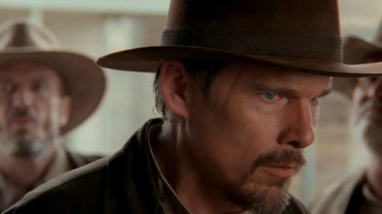 Ethan Hawke with cowboy hat