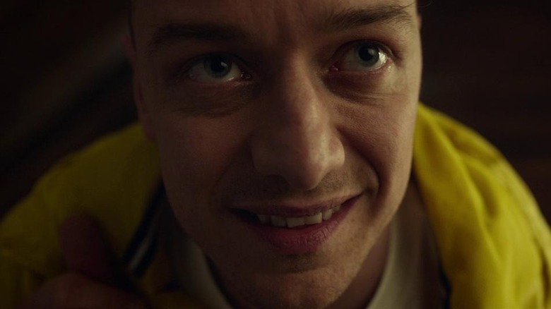 James McAvoy with crazy eyes