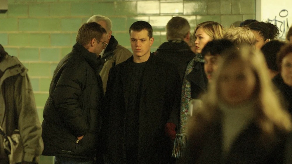 Matt Damon and Julia Stile The Bourne Supremacy