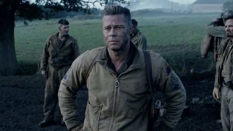 Brad Pitt as Sergeant Don Collier in Fury