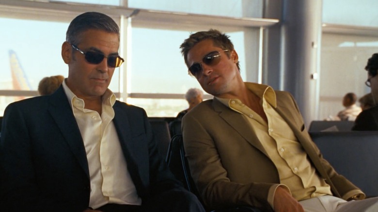 George Clooney and Brad Pitt in Ocean's Thirteen