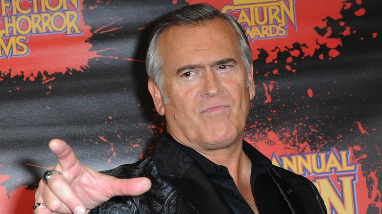 Bruce Campbell pointing