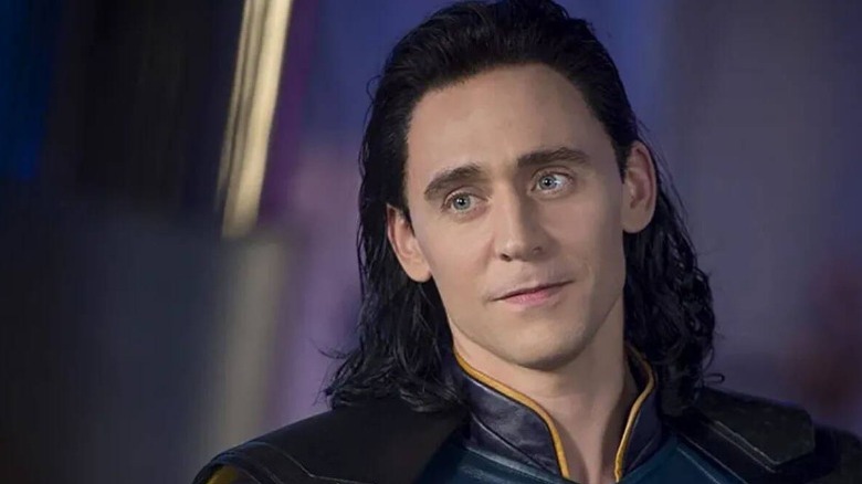 Loki smirks