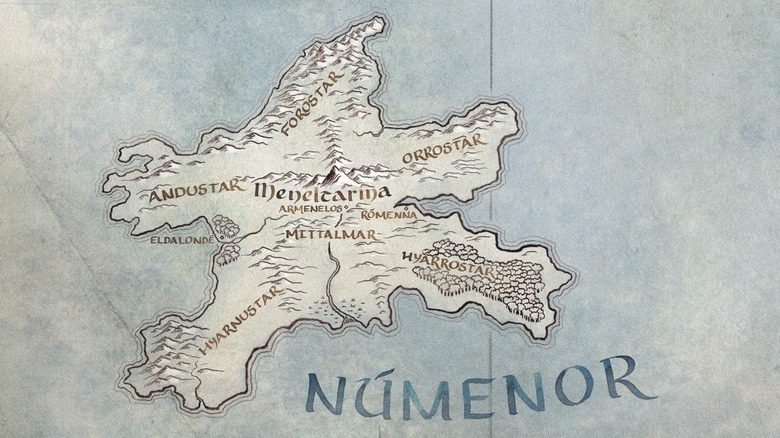 Map of Númenor