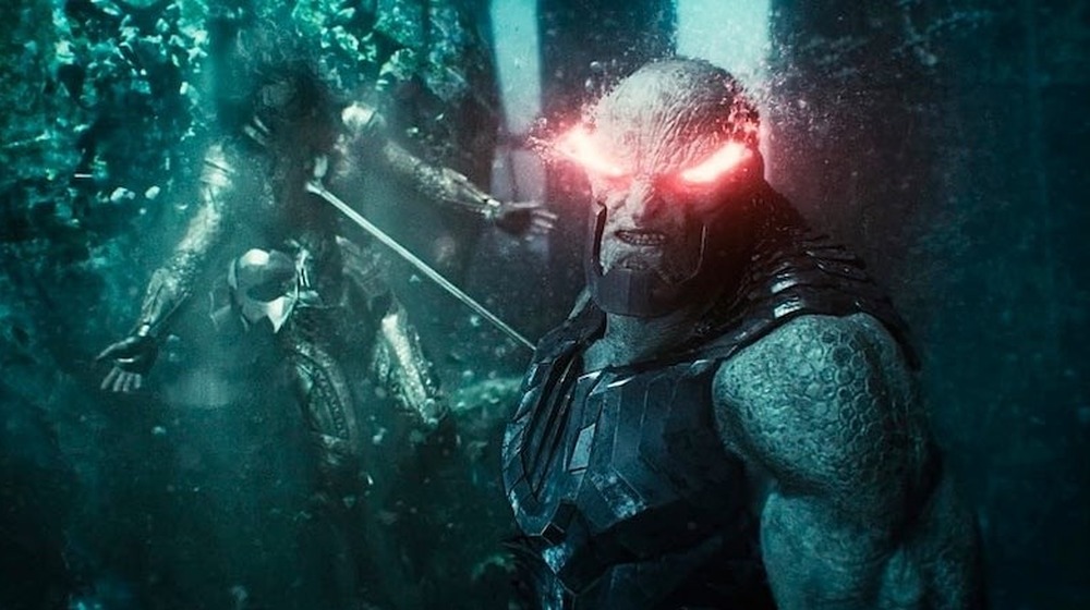 Ray Porter Darkseid killing Aquaman