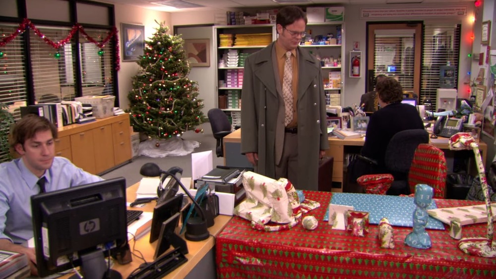 John Krasinski and Rainn Wilson in The Office