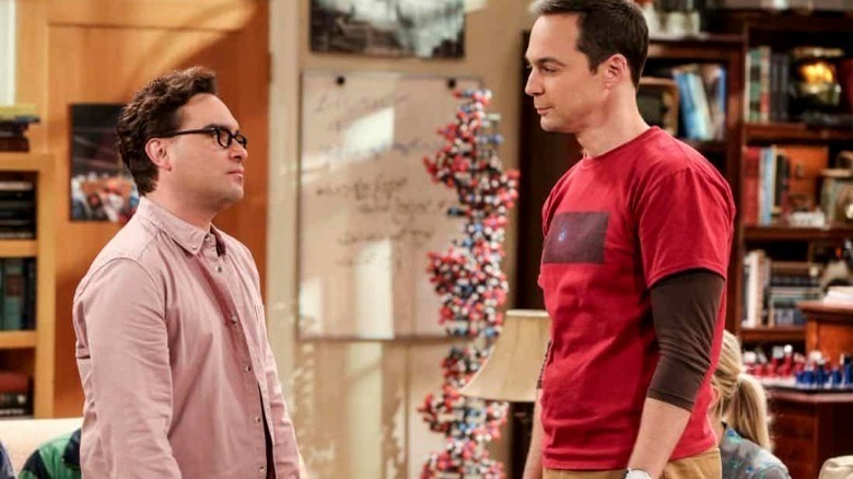 Leonard and Sheldon talking