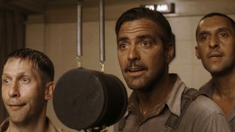 Tim Blake Nelson, George Clooney, and John Turturro in O Brother, Where Art Thou?