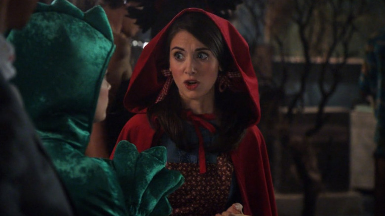 Annie Edison as Riding Hood