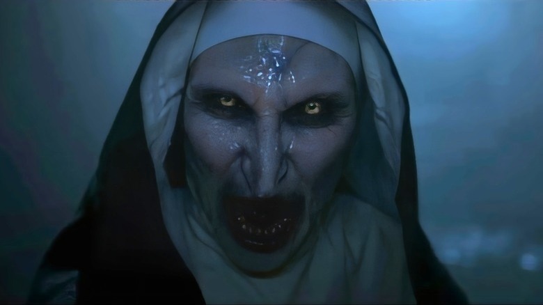 Valak with its mouth open