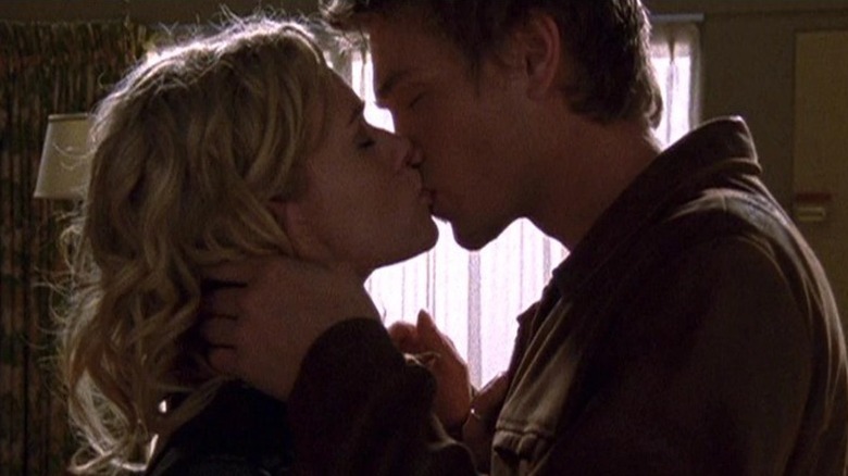 Peyton and Lucas kiss