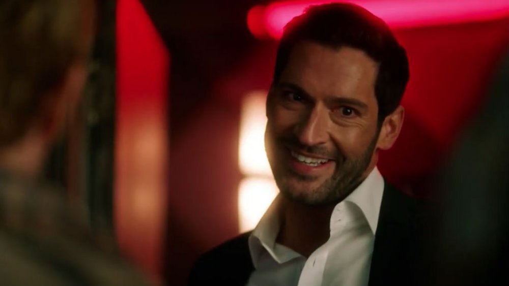 Tom Ellis as Lucifer in Crisis on Infinite Earths