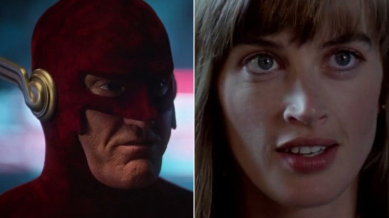 Split image of Flash and Tina McGee