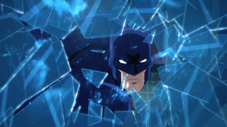 Batman breaking glass