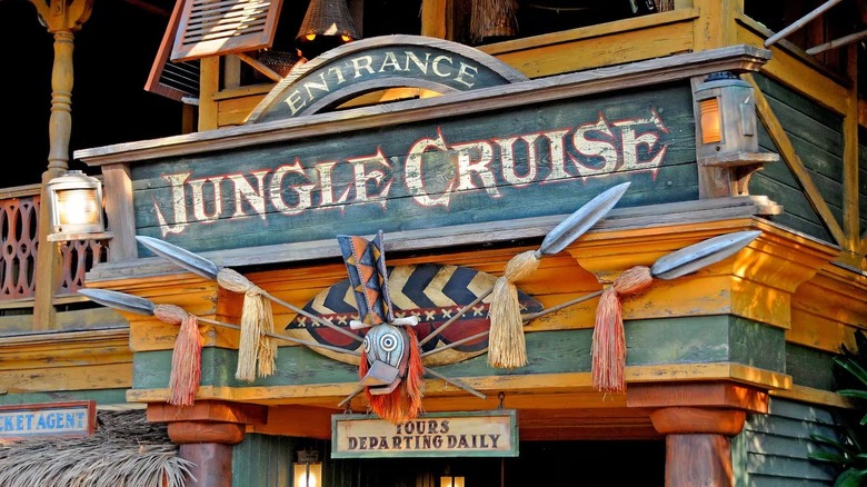 The entrance to Jungle Cruise