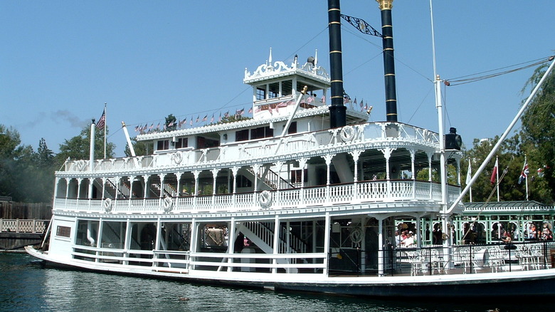 Mark Twain Riverboat on the Rivers of America - Cropped