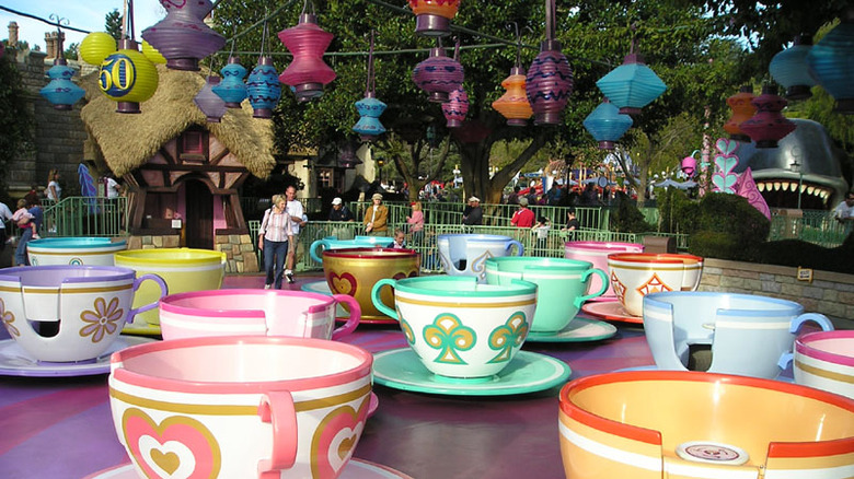 Mad Tea Party at Disneyland - Cropped