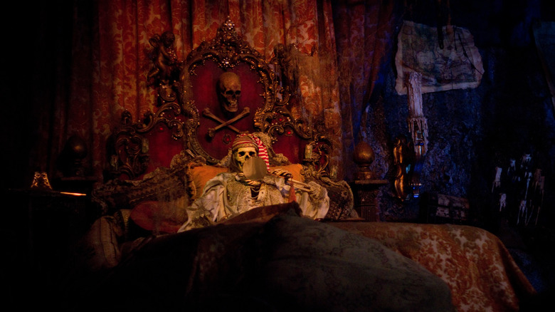 A skeleton in Pirates of the Caribbean in Disneyland - Cropped