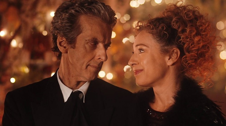 The Doctor smiles at River Song