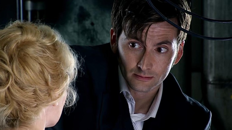 The Doctor looks at Astrid