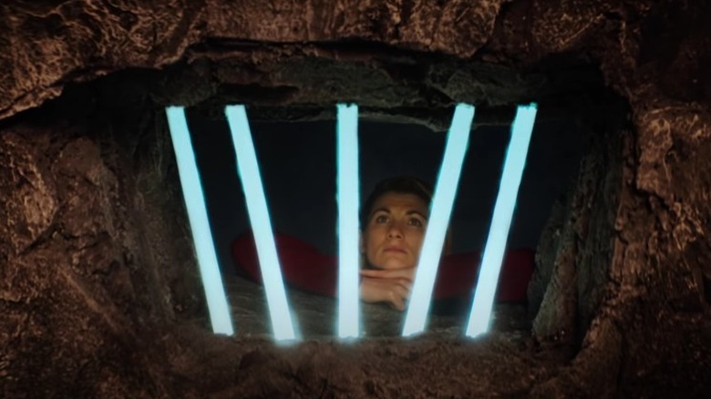 Jodie Whittaker, gazing, window