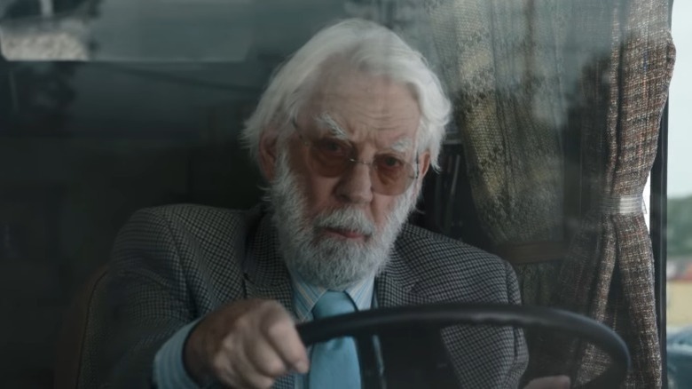 Donald Sutherland driving RV