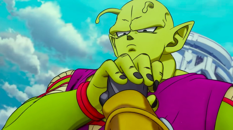 Piccolo blocking a punch