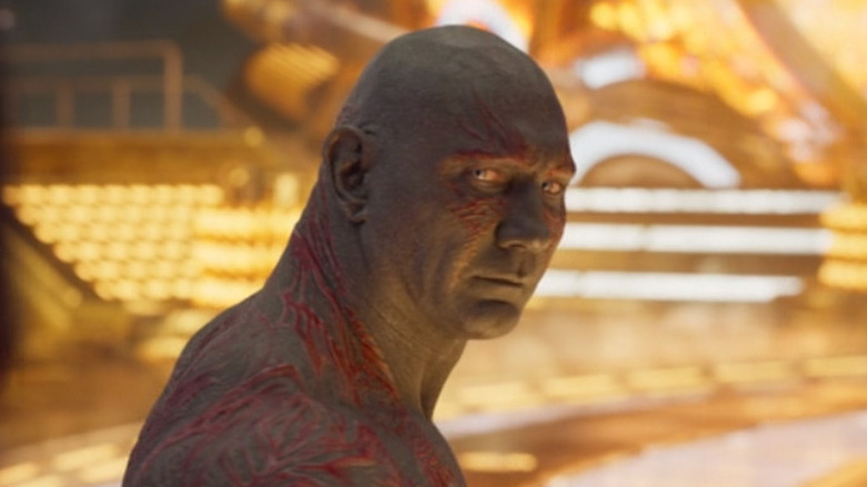 Drax looking over shoulder