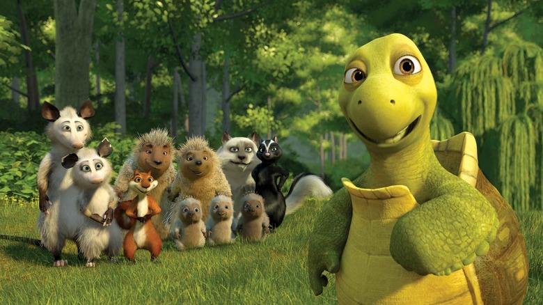 A collection of animals from Over the Hedge