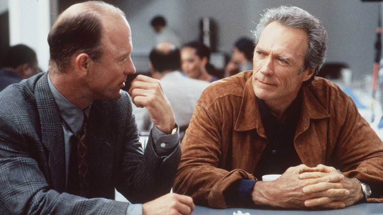 Ed Harris chats with Clint Eastwood