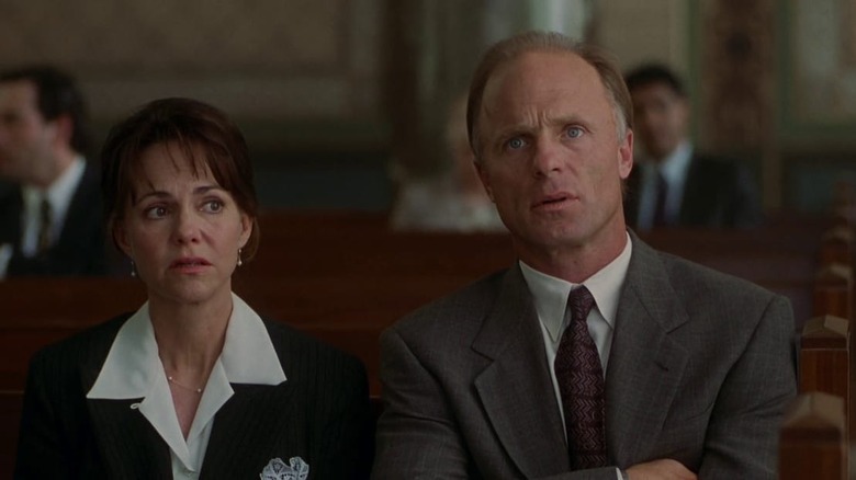 Ed Harris sits in court