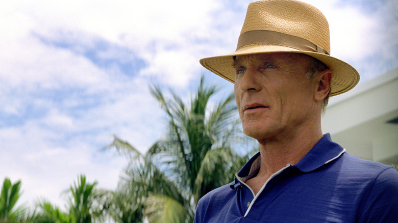 Ed Harris in a hat