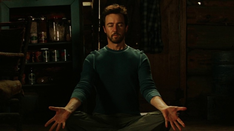 Bruce Banner meditating