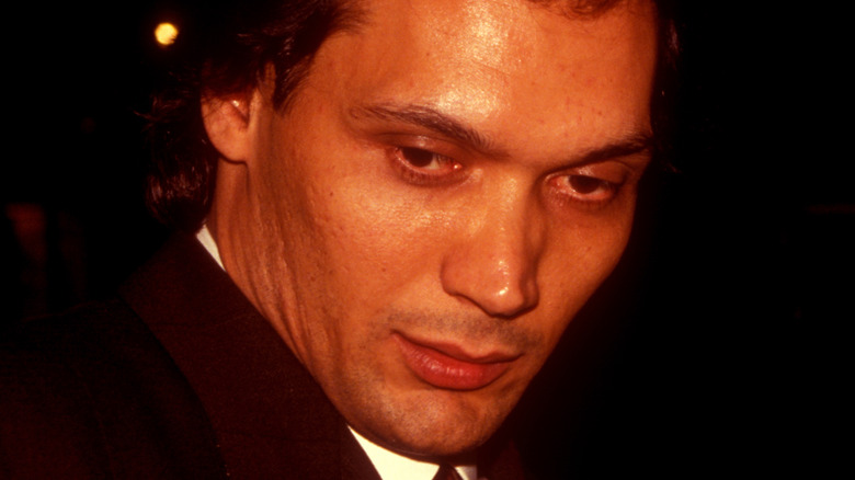 Jimmy Smits in red light