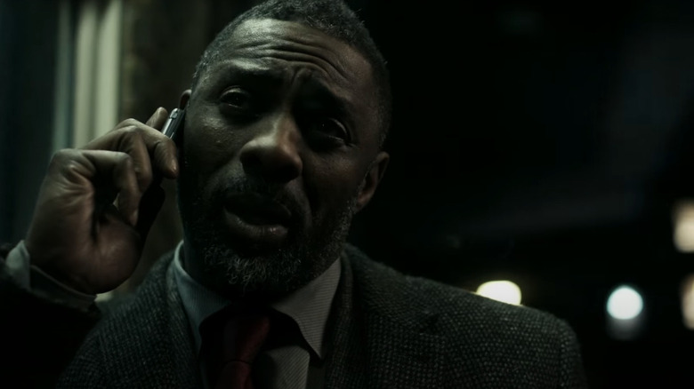 Luther speaks on the phone