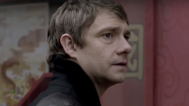 John Watson looking concerned