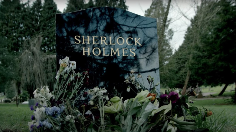 Sherlock Holmes' headstone