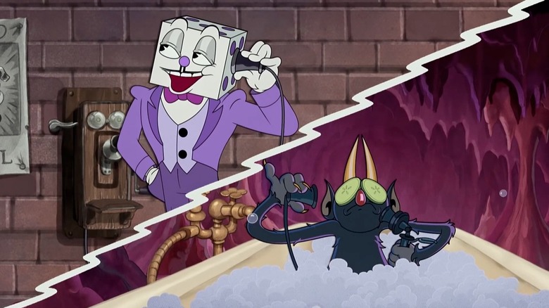 King Dice chatting with the Devil